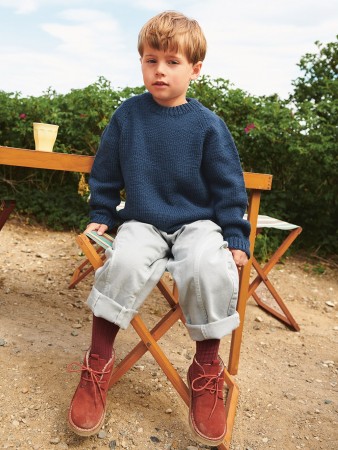 2506-4c Tiro sweater junior Smart mørk blå