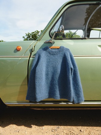 2506-4a Tiro sweater junior KOS blå
