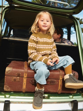 2506-2 Ridge Sweater junior Vintage gold