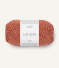 2302-10 Lacey Scarf Sunday og Tynn Silk mohair lys kobberbrun thumbnail