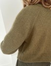 LeKnit Darcy Cardigan Sunday og Tynn Silk mohair Olivengrønn  thumbnail