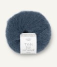 Sandnes Garn  TYNN SILK MOHAIR dyp blå 6081 thumbnail