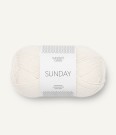Sandnes Garn SUNDAY HVIT 1001 thumbnail
