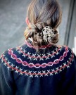 Martha jakke Sunnmørsbunaden, Ørskog BLÅ Bunadstrikk  thumbnail