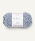 Sandnes Garn Alpakka Lys blåmelert 6221 thumbnail