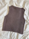 PetiteKnit Ivy Top dobbel Tynn line eikenøtt thumbnail