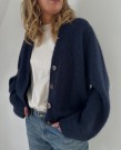 LeKnit Chunky Mouline cardigan (oppskrift) papir thumbnail
