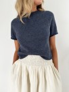 Plain Yoke Tee 22 Mandarin Petit og Alpakka følgetråd thumbnail