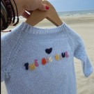 The Big Blue genser (oppskrift) The Knitting Stories  thumbnail