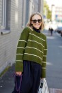 452 Uni stripegenser B Fivel Korall og svart thumbnail