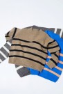 452 Uni stripegenser A Fivel beigemelert og svart thumbnail