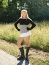 Vollan Sweater sort og grå thumbnail