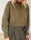 LeKnit Darcy Cardigan Sunday og Tynn Silk mohair Olivengrønn  thumbnail