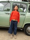 2506-6 Tiro Sweater Børstet alpakka Spicy orange thumbnail