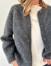 LeKnit Foundation cardigan Fritidsgarn mørk grå thumbnail