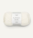 Sandnes Garn Alpakka Silke Hvit 1002 thumbnail