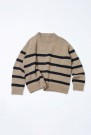 452 Uni stripegenser A Fivel beigemelert og svart thumbnail