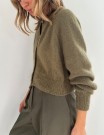 LeKnit Darcy Cardigan Sunday og Tynn Silk mohair Olivengrønn  thumbnail