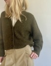 LeKnit Chunky Mouline cardigan (oppskrift) papir thumbnail