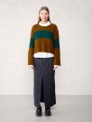 2507-1b Brady Sweater Sunday og Tynn silk mohair stripe thumbnail