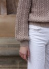 Knitting for Olive Vaffel Sweater Champignon rosa thumbnail