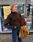 PetiteKnit Hannah Sweater O-neck Atlas Coffee Melange thumbnail
