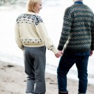 243 Damejakke Finull natur bringebær thumbnail