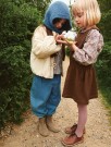2506-5 Belle dress junior Varm brun Tynn merinoull thumbnail