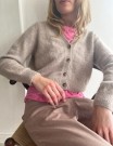 LeKnit Mouline Cardigan Sunday og Tynn Silk mohair Lys beige thumbnail