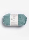 Sandnes Garn BABYULL LANETT Støvet aqua 6841 thumbnail
