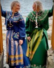 Lisa grønn tilpasset Nordlandsbunaden Bunadstrikk thumbnail