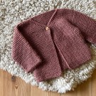 Indiblomst Fagerborg cardi 21m/10cm (oppskrift)  thumbnail