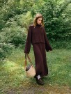 2507-1a Brady Sweater Sunday og Tynn silk mohair Dark fudge thumbnail