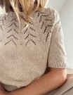 LeKnit Tulipan Tee Line mandelhvit thumbnail