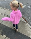 Louisiana Sweater junior Shocking Pink thumbnail