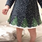Knitting for Olive Snow Dress Sne kjole (oppskrift) thumbnail