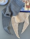 LeKnit Peacock Scarf (oppskrift) papir thumbnail