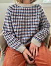 LeKnit Facet Sweater (oppskrift) papir  thumbnail