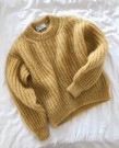 September Sweater GUL Tynn Silk Mohair Strikkepakke Petite Knit thumbnail