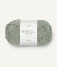 Sandnes Garn Babyull Lanett Støvet Lys Grønn 8521 thumbnail
