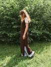 2507-2a Emerson Dress Sunday og Tynn silk mohair Dark fudge thumbnail