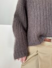 LeKnit Charlie blouse Mørk sjokolade thumbnail