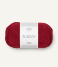 Sandnes Garn SUNDAY DYP RØD 4236 thumbnail