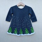 Knitting for Olive Snow Dress Sne kjole (oppskrift) thumbnail