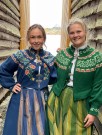 Lisa grønn tilpasset Nordlandsbunaden Bunadstrikk thumbnail