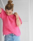 Fuzzy Tee Basta bonbonrosa Tove Lindtein thumbnail