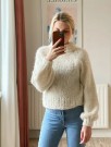 Louisiana Sweater Børstet Alpakka Natur Strikkepakke PetiteKnit thumbnail
