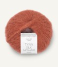 2302-10 Lacey Scarf Sunday og Tynn Silk mohair lys kobberbrun thumbnail