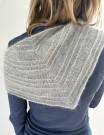 LeKnit Scala Scarf Tynn Silk Mohair og Alpakka Følgetråd lys grå thumbnail