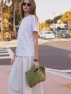 Everyday tote Tykk Line Grønn thumbnail